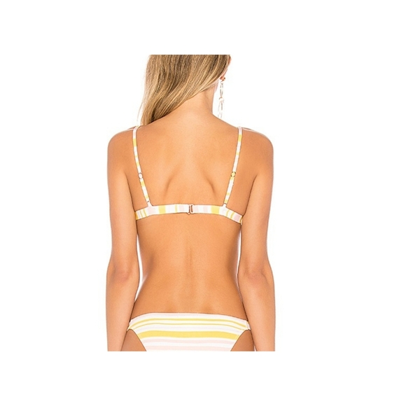 Eberjey Taylor Bikini Top in Painted Stripe - Picture 3 of 5